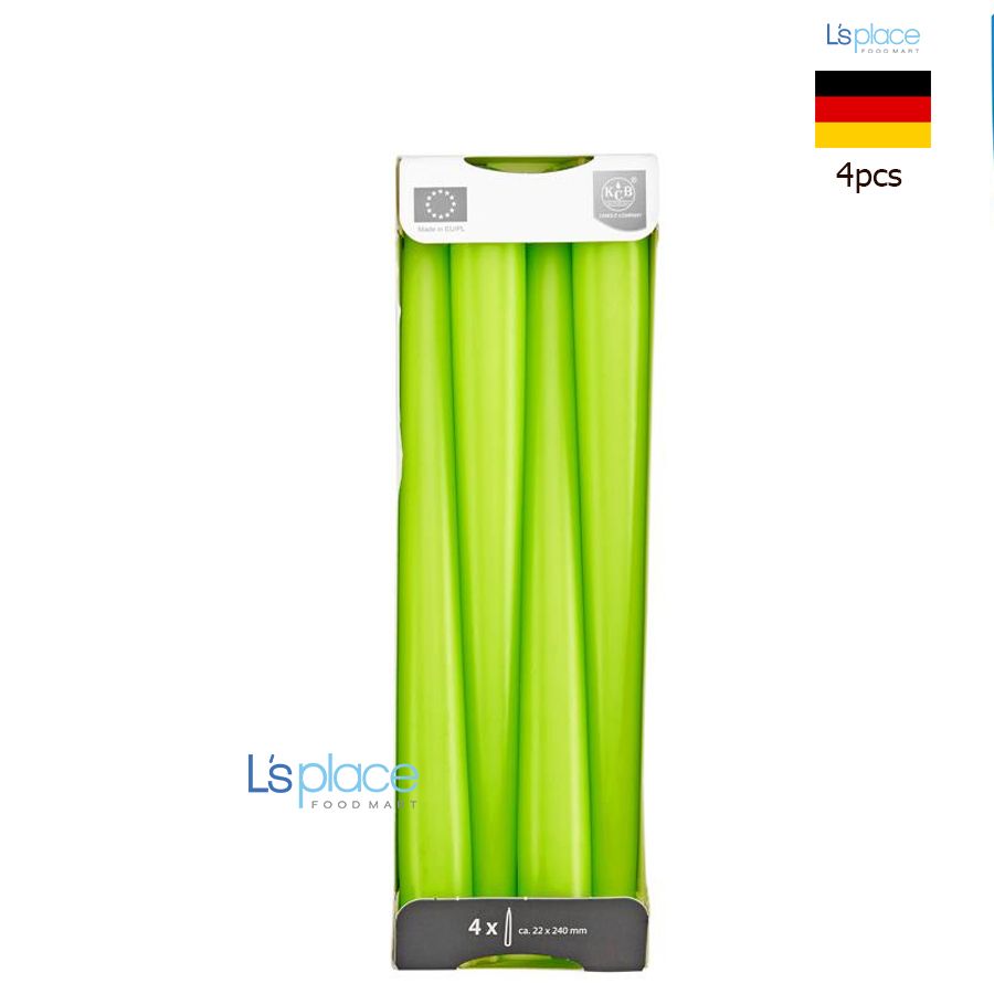 KCB Nến cây vỉ 4 xanh Kiwi