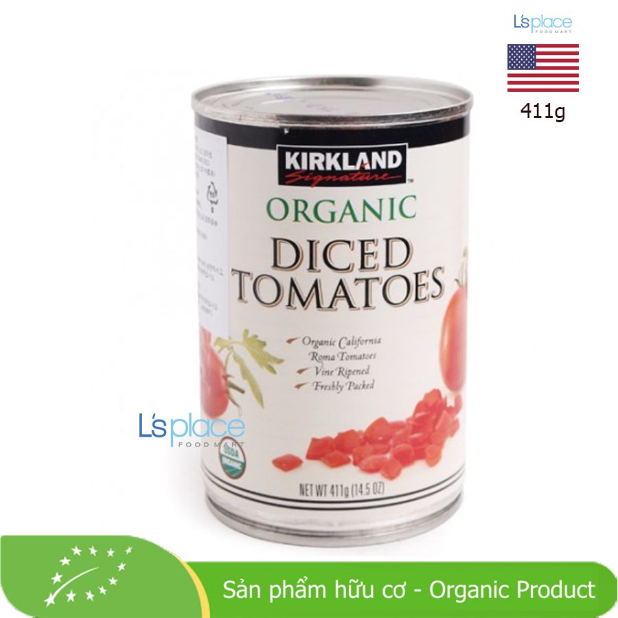 Kirkland cà chua cắt miếng hữu cơ