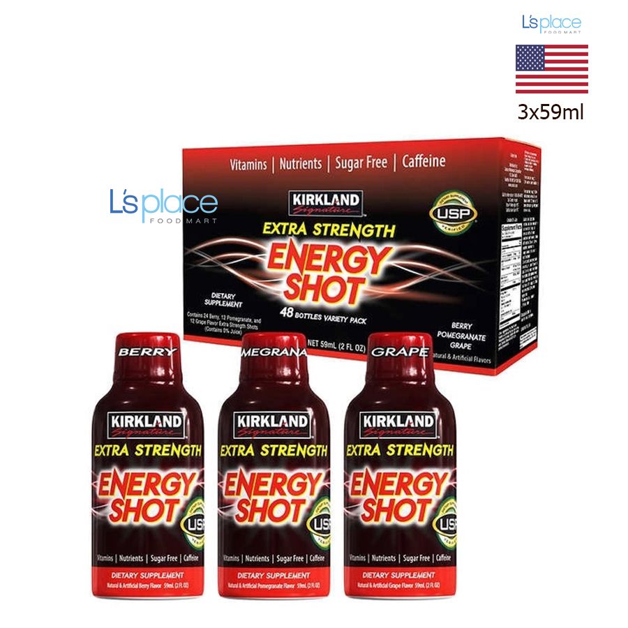 Kirkland Nước tăng lực Energy shot Extra strong