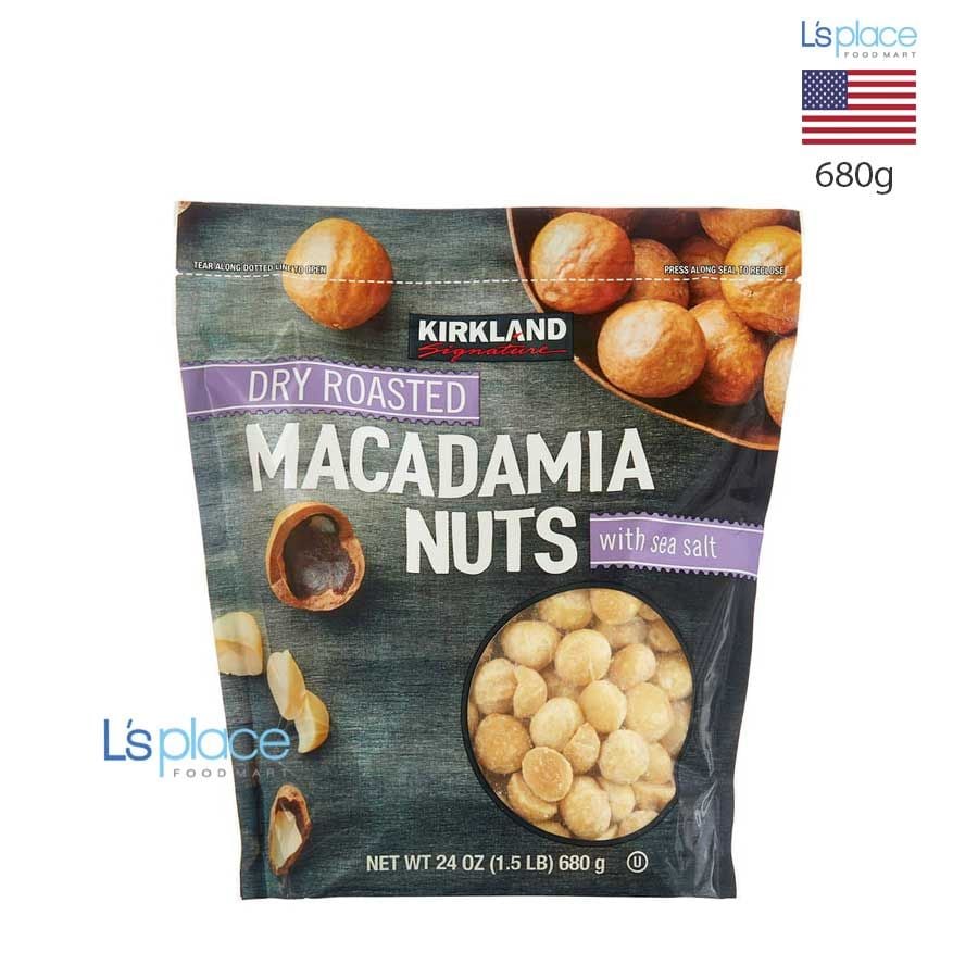 Kirkland Signature Hạt Macadamia rang khô