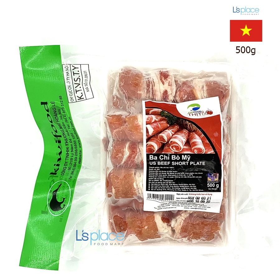 Kiwifood Ba chỉ bò Mỹ