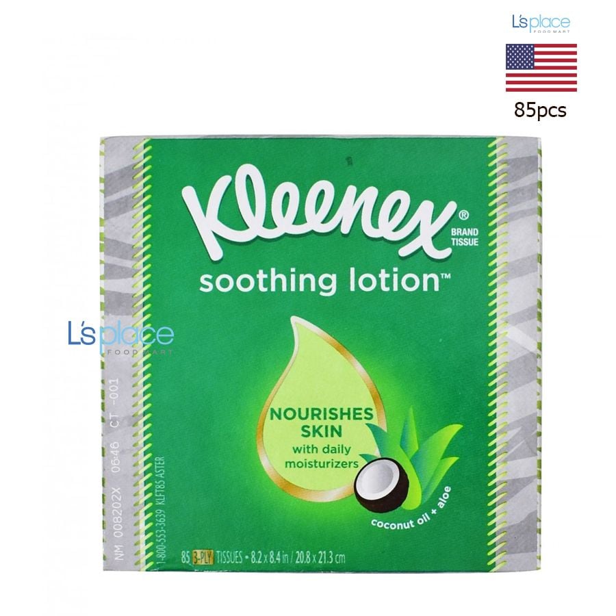 Kleenex Giấy hộp soothing lotion