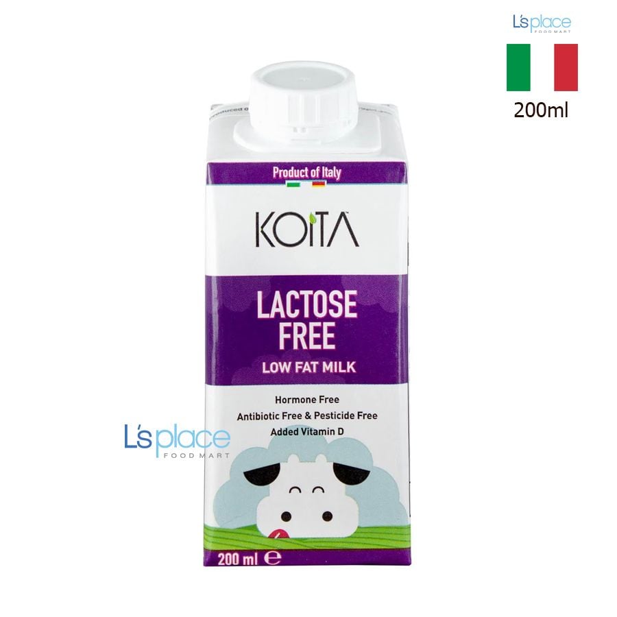 Koita Sữa tươi ít béo không Lactose hộp nhỏ