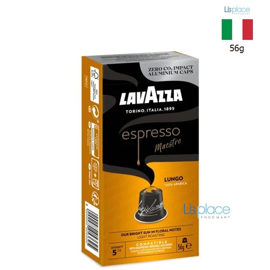 Lavazza Viên nang cafe Espreso Maestro Lungo