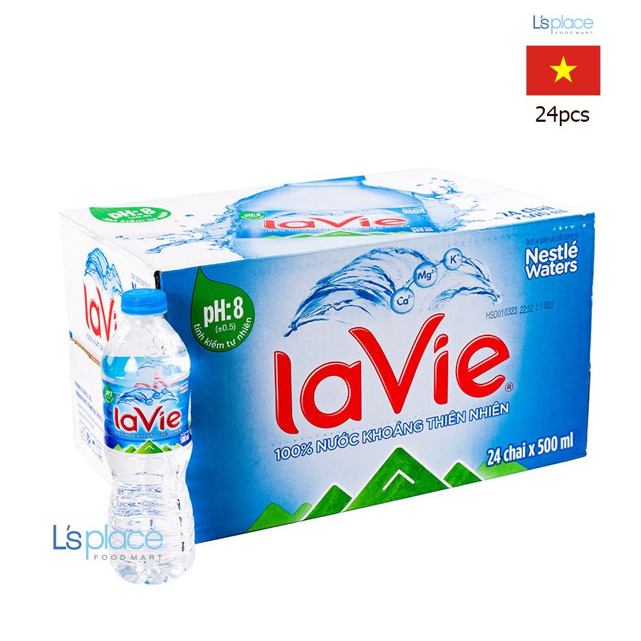 Lavie Nước khoáng thùng 500ml