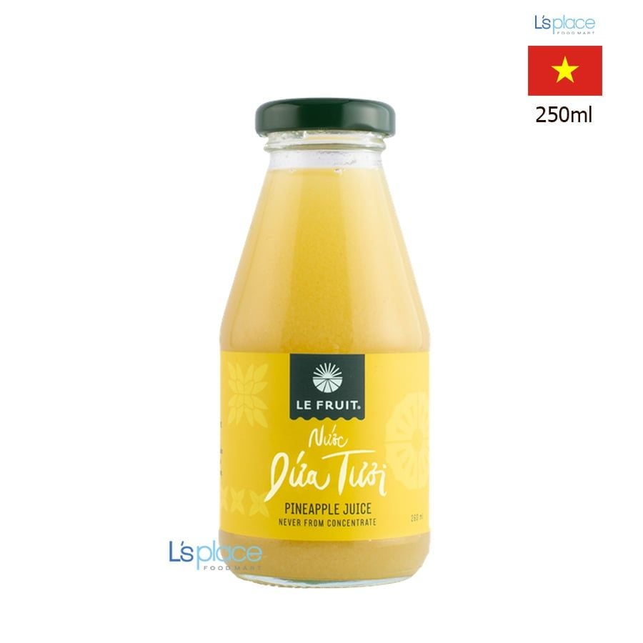 Le Fruit Nước Ép Dứa chai thủy tinh