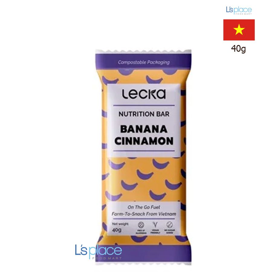 Lecka thanh dinh dưỡng chuối quế