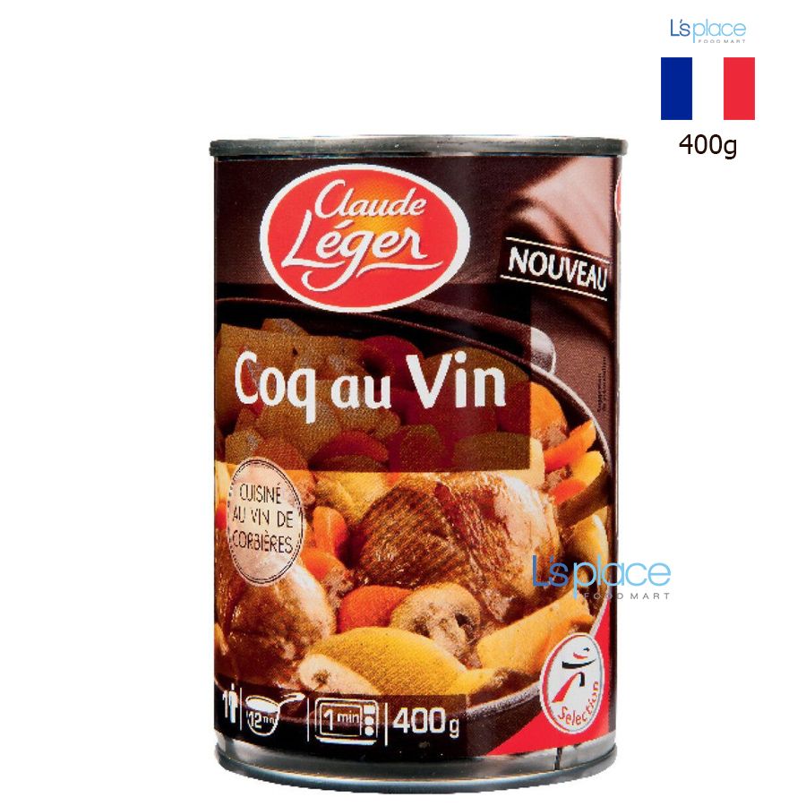 Leger Thịt gà nấu vang đỏ