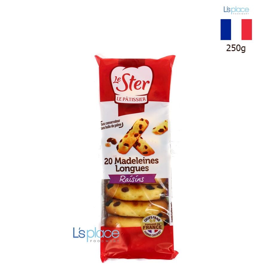 LeSter Bánh Madeleines vị nho khô