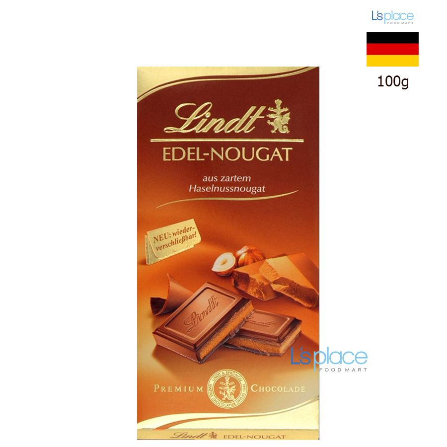 Lindt Edel Nougat Thanh sô cô la sữa hạt phỉ