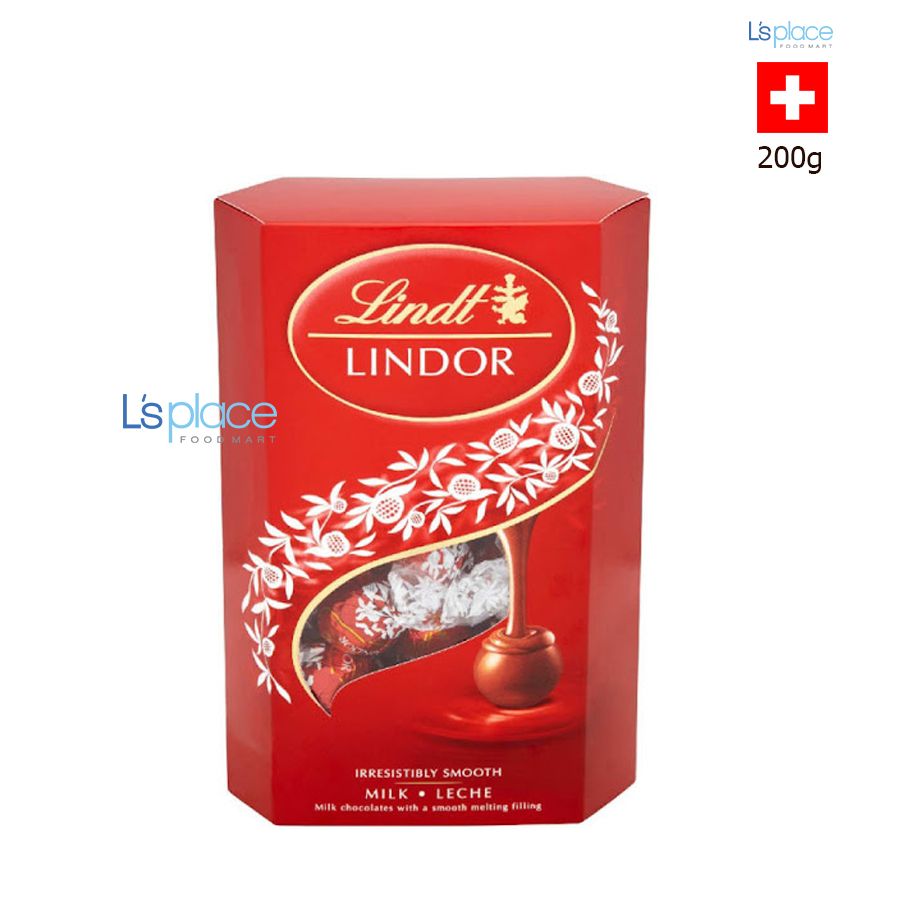 Lindt Lindor socola sữa hộp lục giác