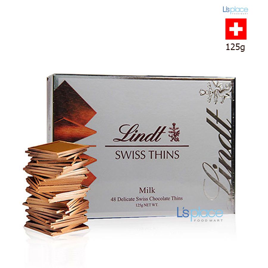 Lindt Swiss socola sữa lát mỏng