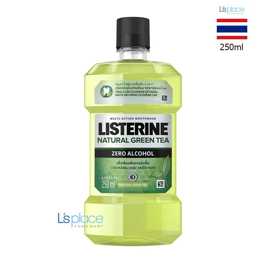Listerine Nước súc miệng hương trà xanh chai nhỏ