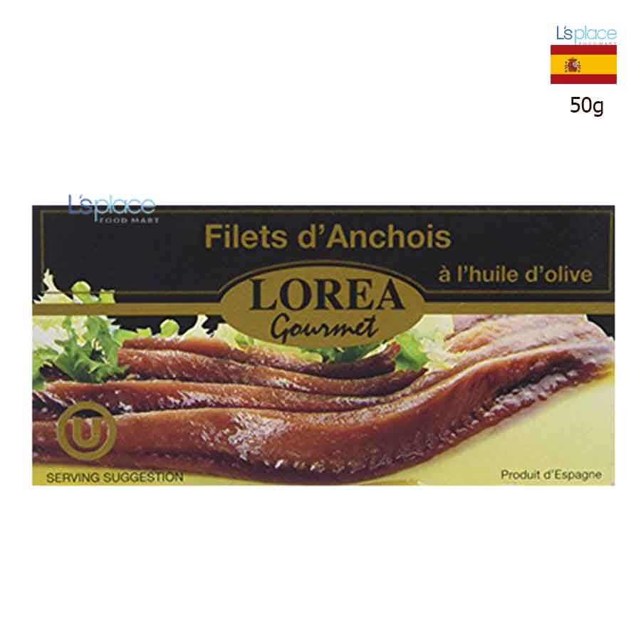Lorea Gourmet Phile Cá Cơm Ngâm Dầu Ô liu