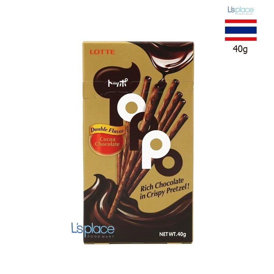 Lotte Toppo Bánh que cacao socola