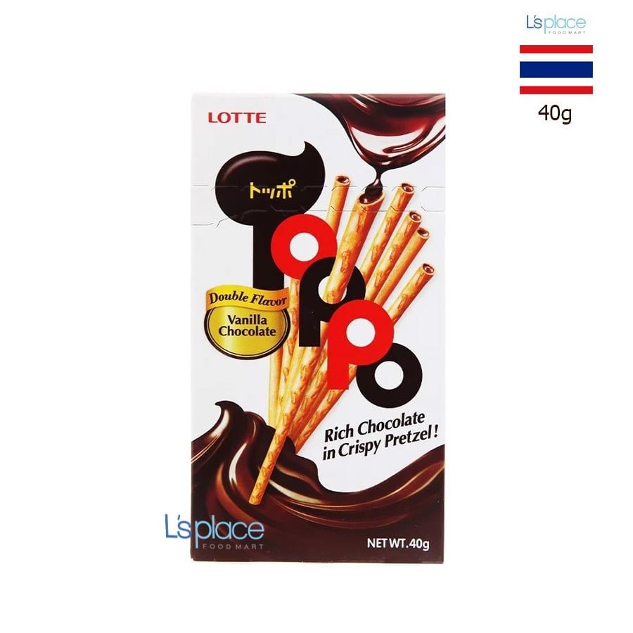 Lotte Toppo Bánh que vani socola