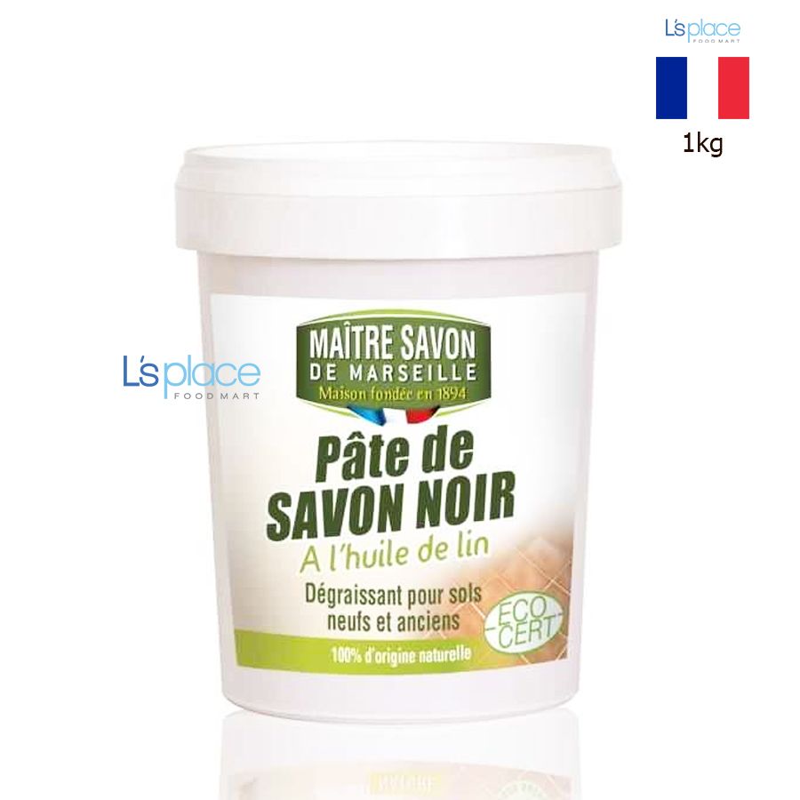 Maitre Savon Kem xà phòng đen tẩy đa năng dầu hạt lanh