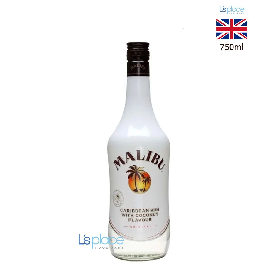 Malibu Rượu Rum Caribe hương dừa