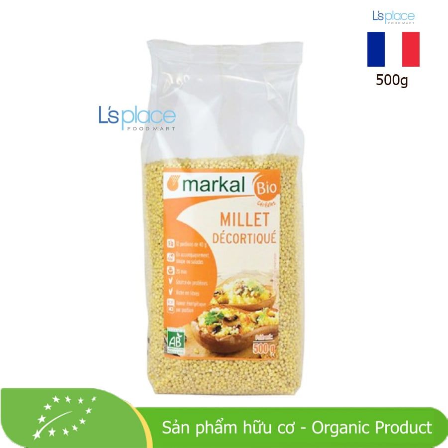 Markal Hạt kê bóc vỏ hữu cơ