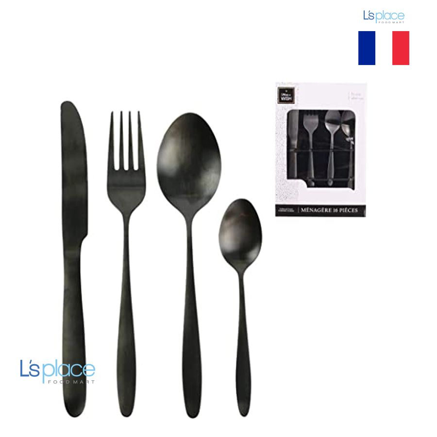 Menagere Bộ dao thìa dĩa màu inox KA2864