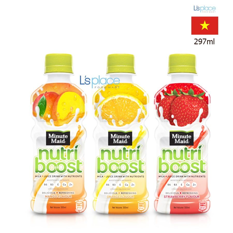 Minute Maid Sữa uống Nutri Boost hương vị trái cây