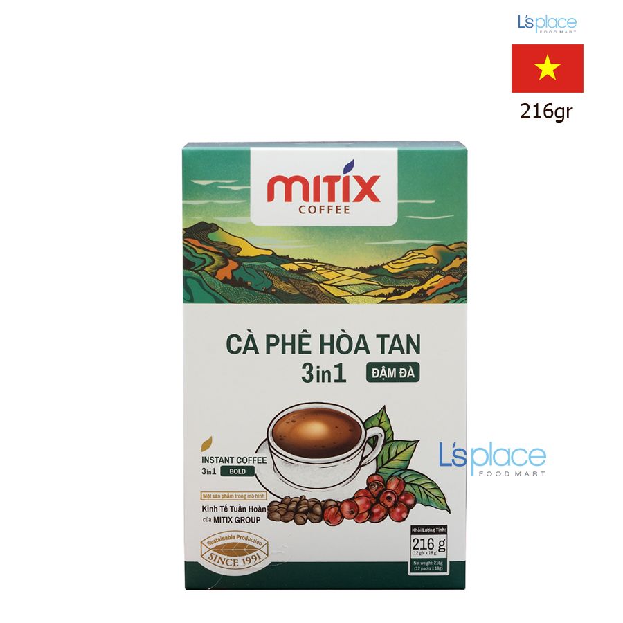 Mitix Cà phê Đậm đà 3in1