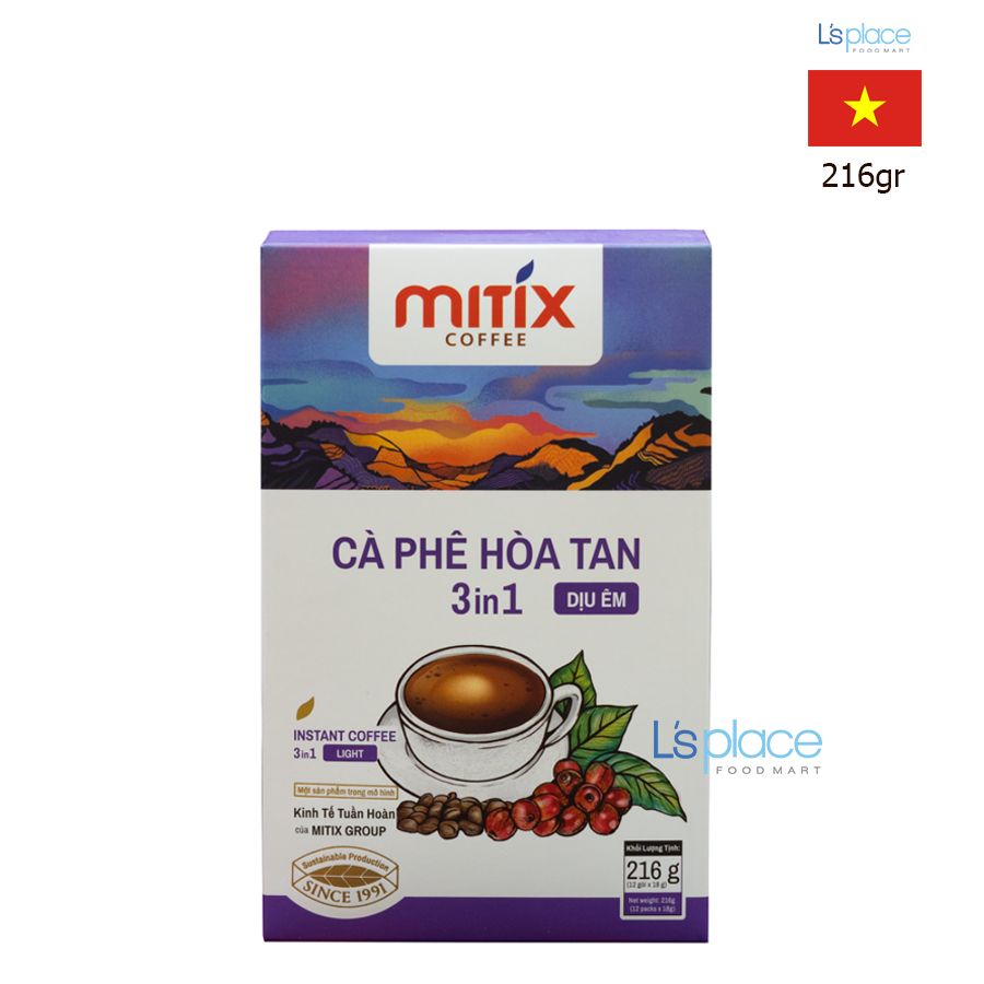 Mitix Cà phê Dịu êm 3in1