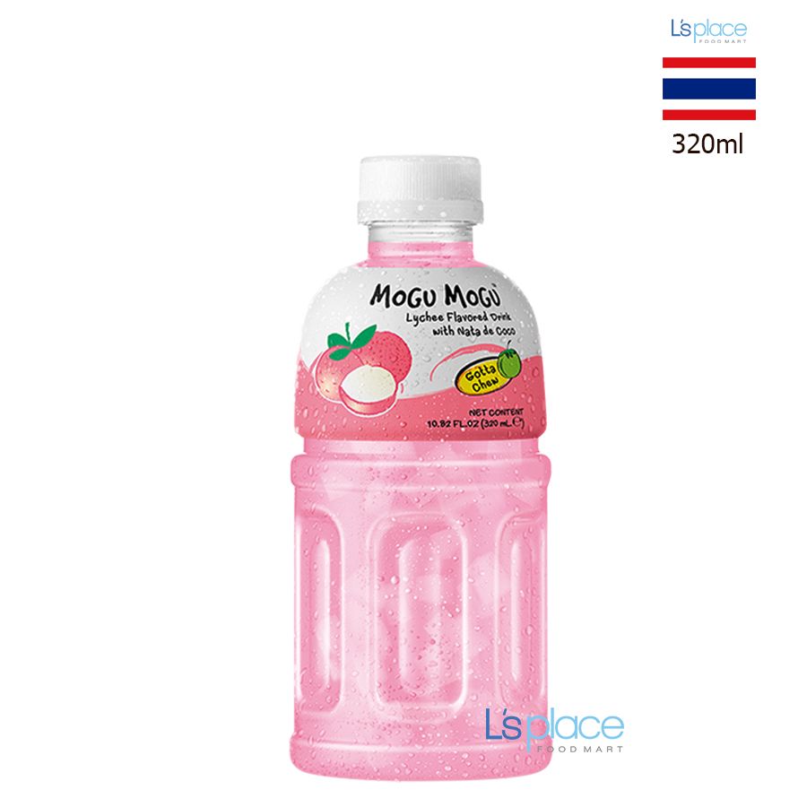Mogu Mogu nước uống vị Vải với Thạch Dừa