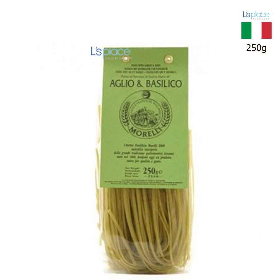 Morelli Mì Linguine với Húng quế & Tỏi