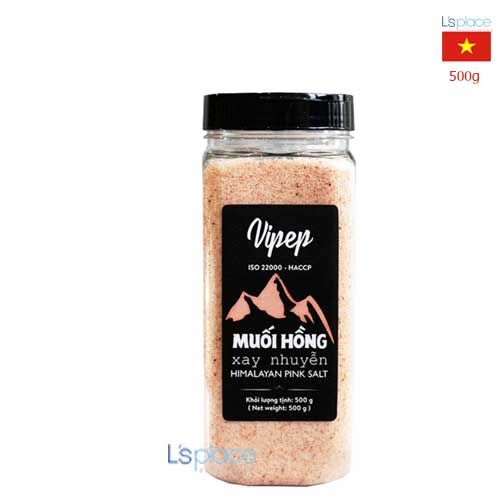 Muối hồng Vipep xay nhuyễn hộp nhỡ