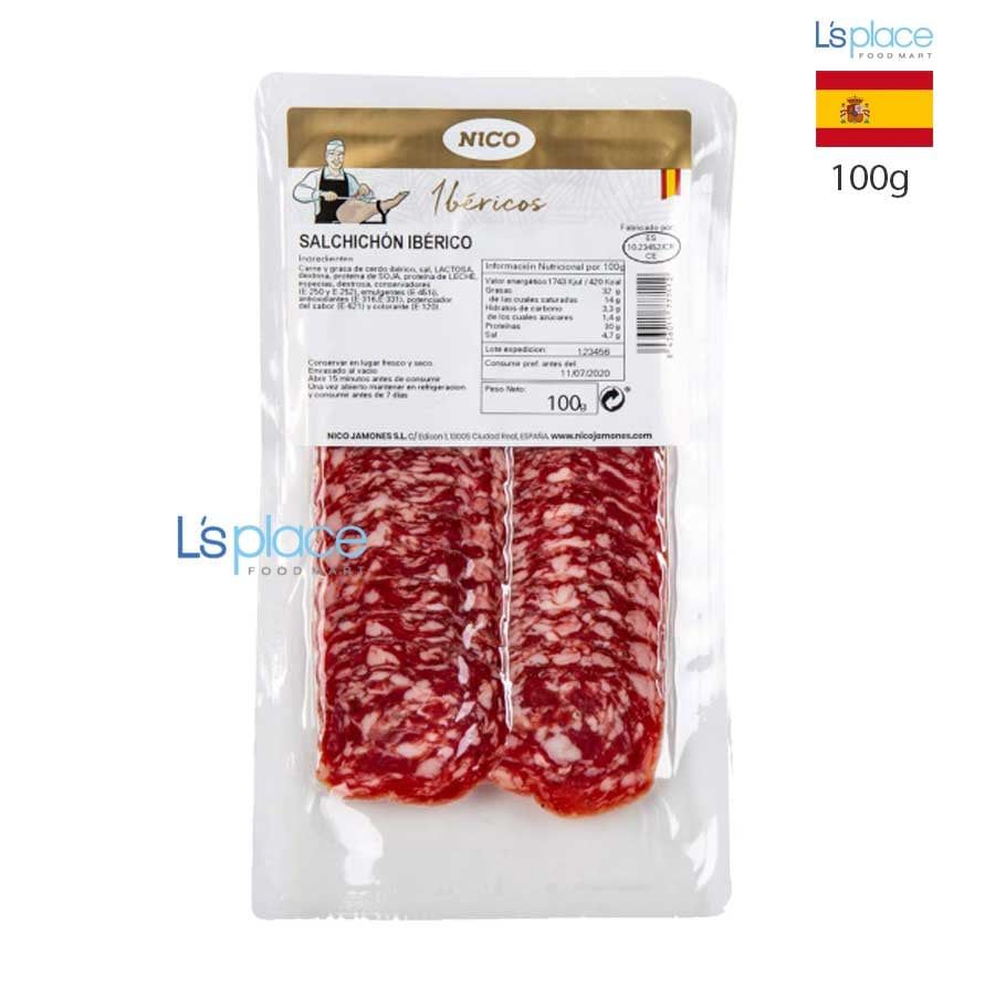 Nico Salami Salchichon Iberico thái mỏng