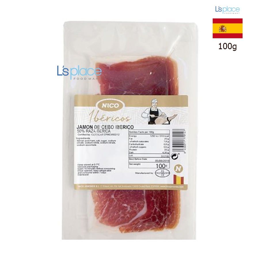 Nico Thịt nguội jamon de cebo Iberico