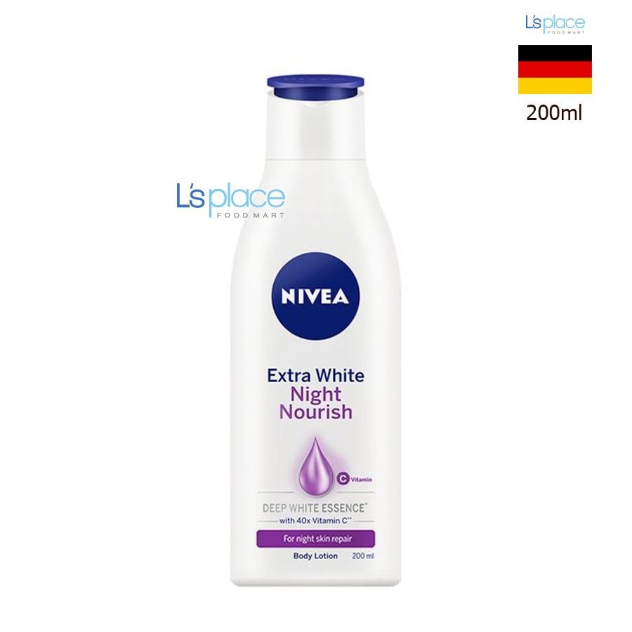 Nivea Extra White Sữa dưỡng thể Night Nourish