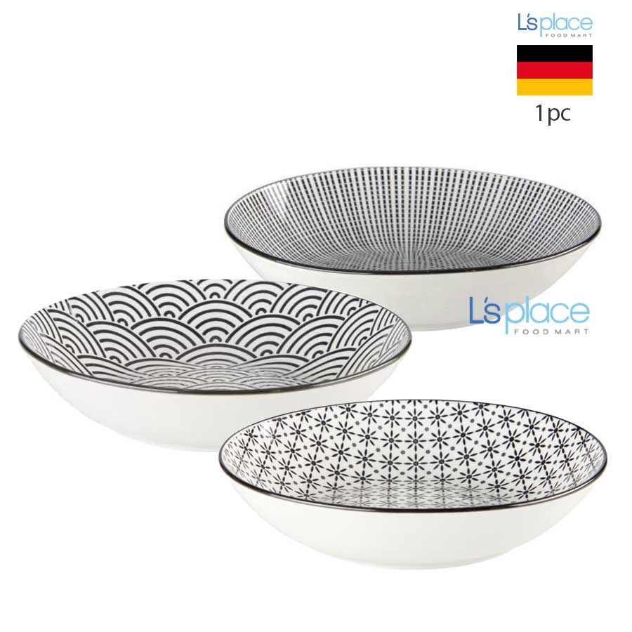 Novel Đĩa sâu lòng đựng súp họa tiết Tokyo