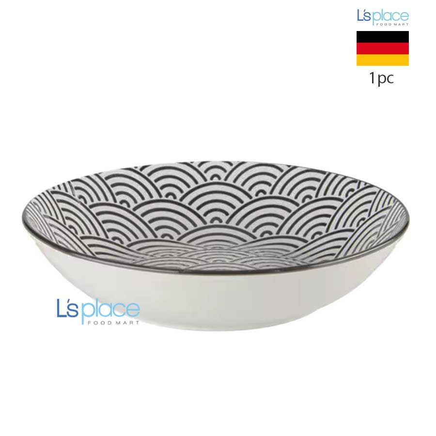 Novel Đĩa sâu lòng đựng súp họa tiết Tokyo