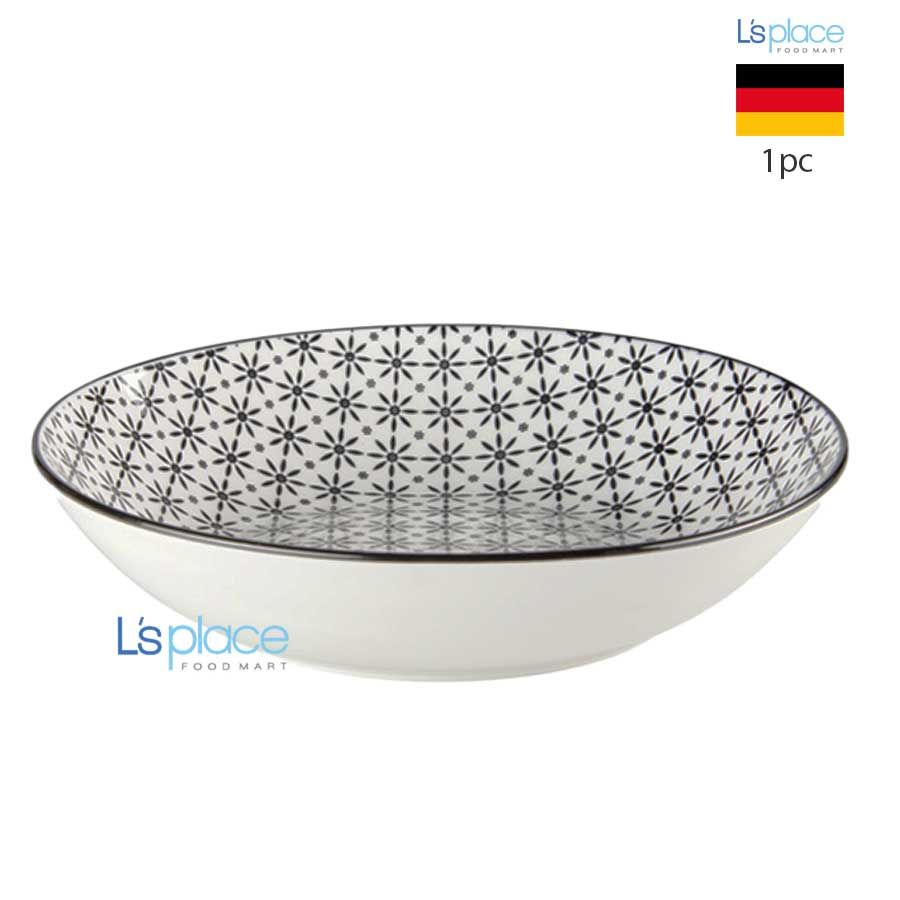 Novel Đĩa sâu lòng đựng súp họa tiết Tokyo