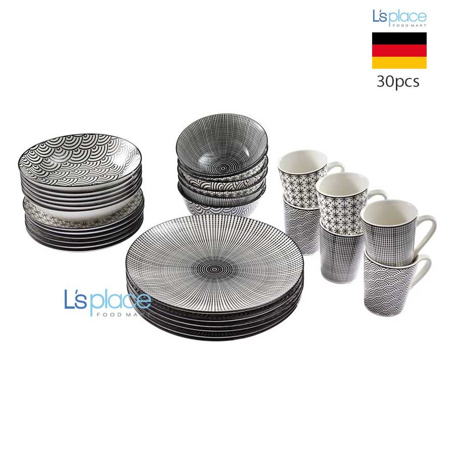 Novel Bộ bát đĩa 30 món họa tiết Tokyo