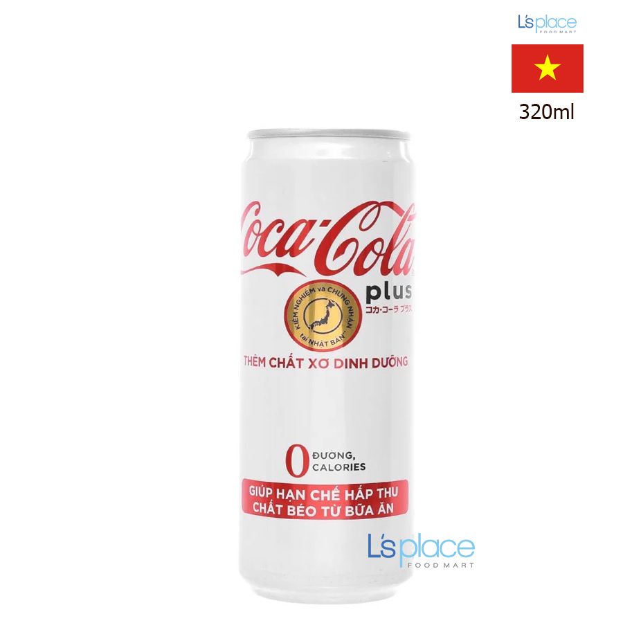 Nước Coca-cola plus bổ sung chất xơ