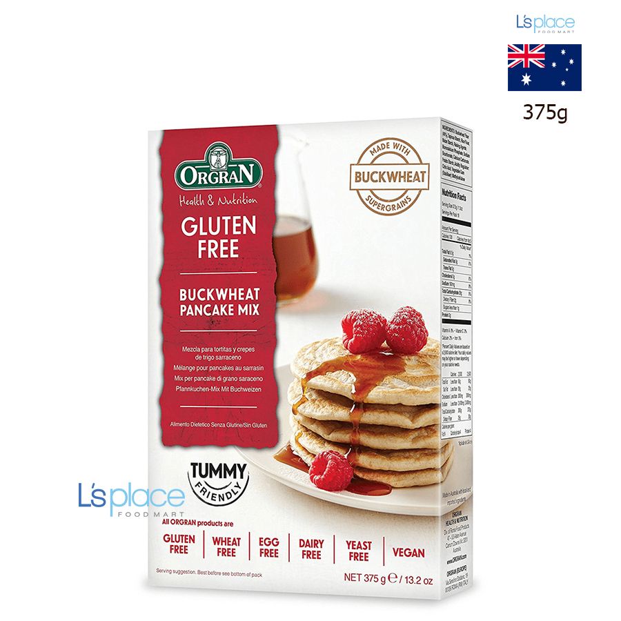 Orgran Bột bánh pancake từ kiều mạch không chứa Gluten