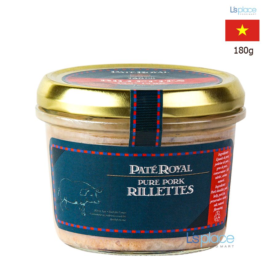 PateRoyal Pate thịt lợn Rillettes