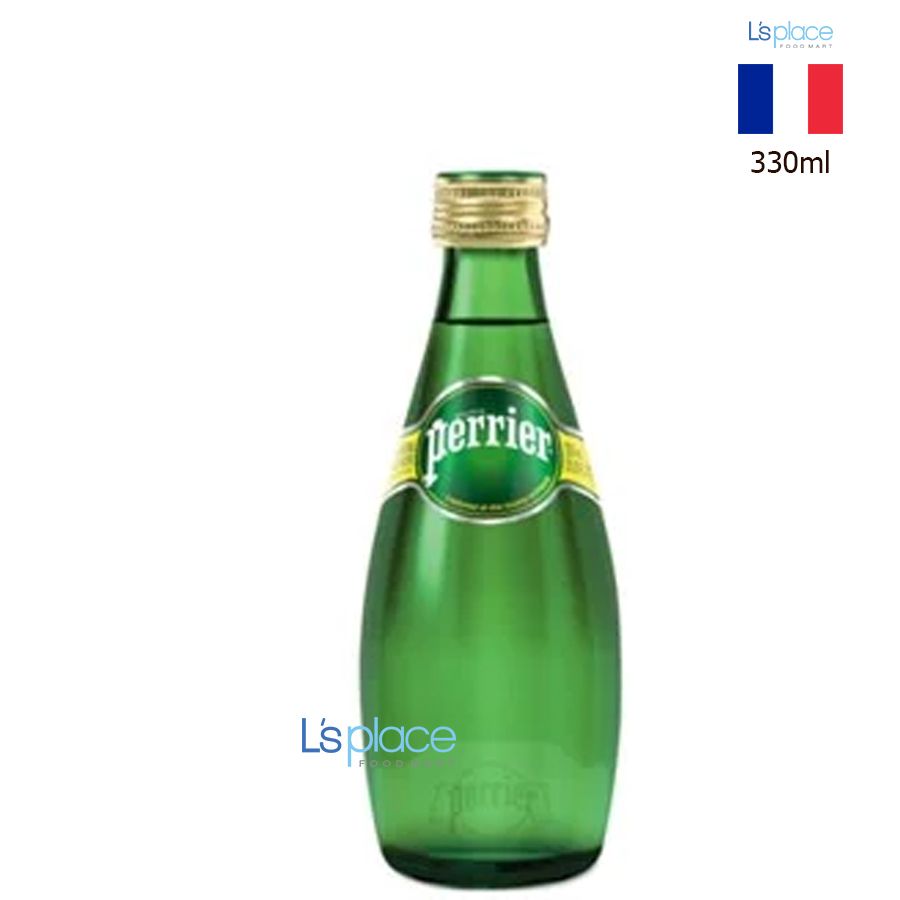 Perrier Nước khoáng có ga vị tự nhiên chai 330