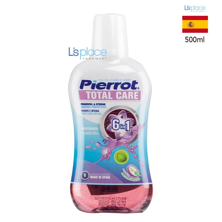 Pierrot Nước súc miệng chăm sóc toàn diện chai nhỡ
