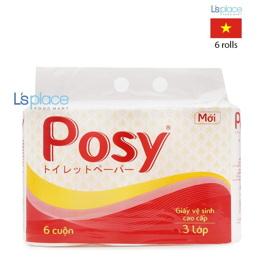 Posy Giấy vệ sinh cao cấp 3 lớp