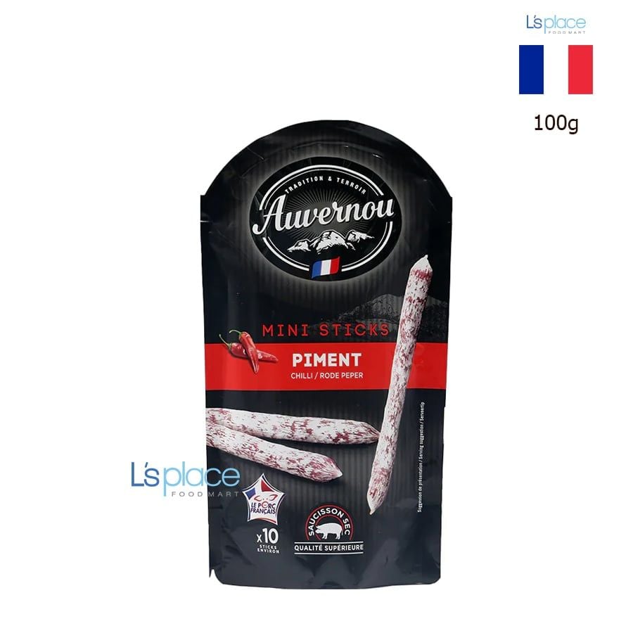 Auvernou Xúc xích que vị ớt