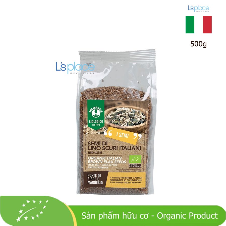 ProBios Hạt lanh nâu hữu cơ & gluten free