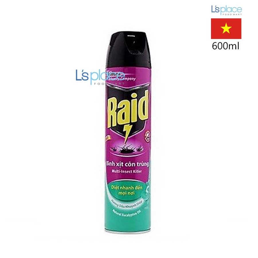 Raid Xịt Côn Trùng Hương Dầu Khuynh Diệp