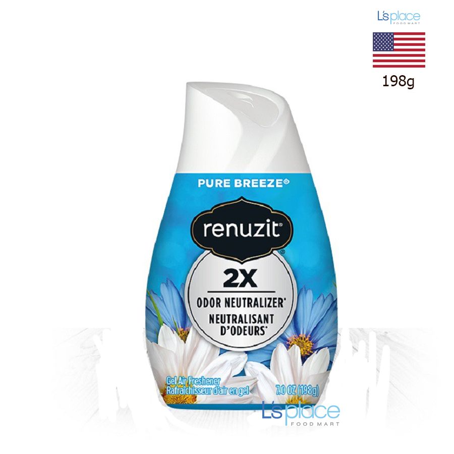 Renuzit Pure breeze 2x Gel thơm phòng the mát