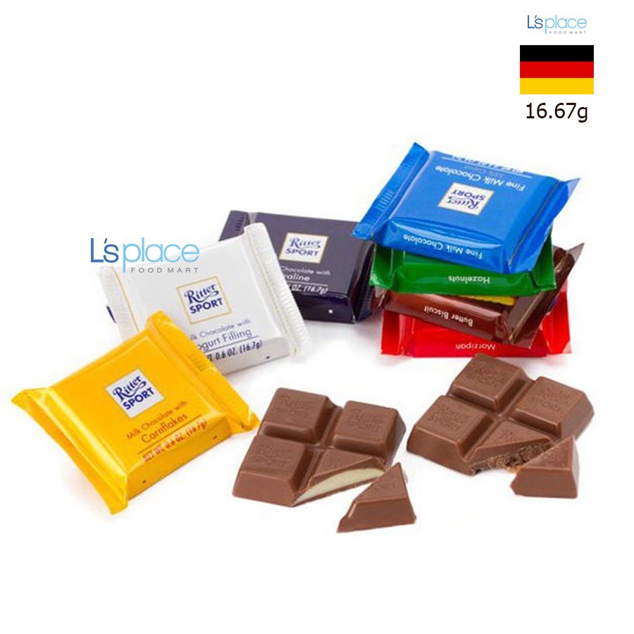 Ritter Sport socola mini các màu