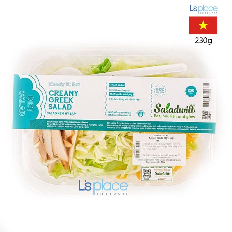 Saladwill Salad kem Hy Lạp