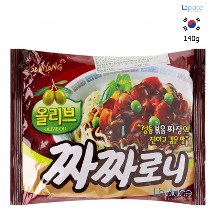 Samyang mì trộn tương đen và dầu oliu